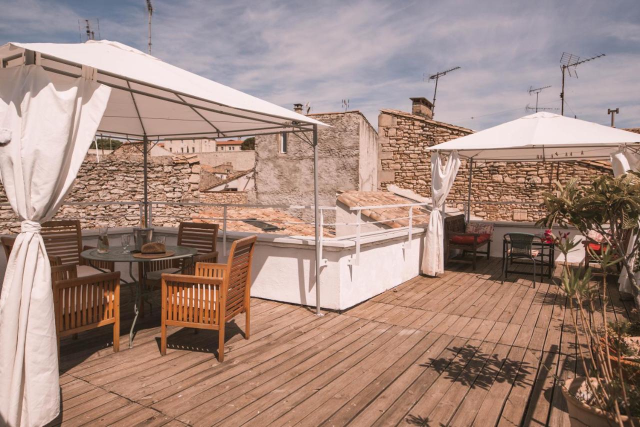 Chez Pepito & Zaza Hypercentre Rooftop Garage 尼姆 外观 照片